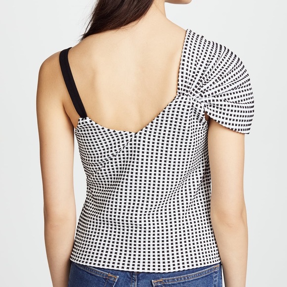 Club Monaco Check Pattern Top Small - Picture 3 of 8